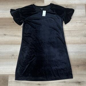 Worthington Black Velvet Dress